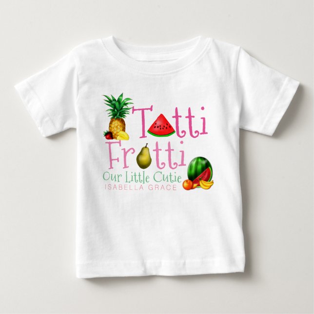 Camiseta De Bebé Chicas Tutti Frutti (Anverso)