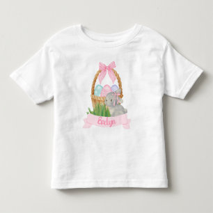 Camiseta De Bebé Chicas Watercolor Easter Basket