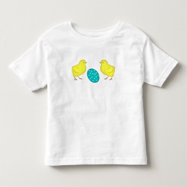 Camiseta De Bebé Chicas Y Huevo De Pascua (Anverso)
