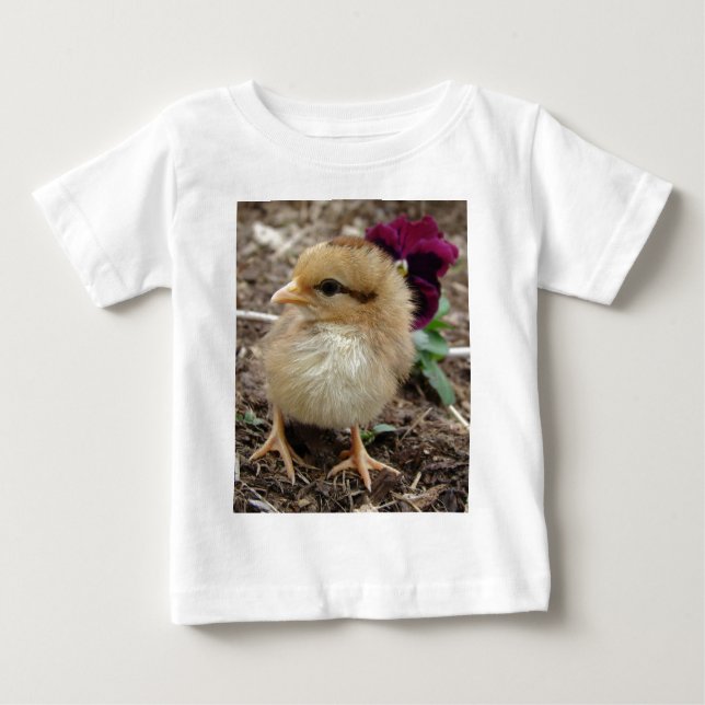 Camiseta De Bebé Chick-A-Dee-Light de Pascua (Anverso)
