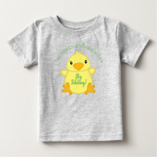 Camiseta De Bebé Chick Baby Shower Green