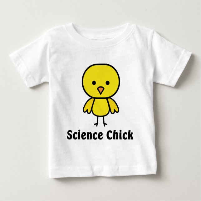 Camiseta De Bebé Chick de ciencia (Anverso)