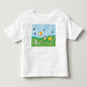 Camiseta De Bebé Chick de conejita de caza personalizada de huevos