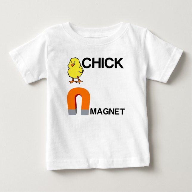 CAMISETA DE BEBÉ CHICK MAGNET (Anverso)