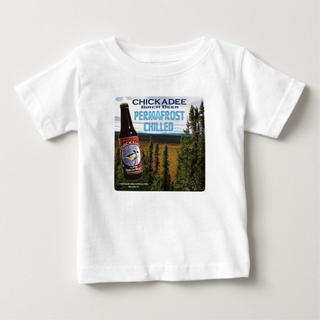 Camiseta De Bebé Chickadee Birch Beer (Anverso)