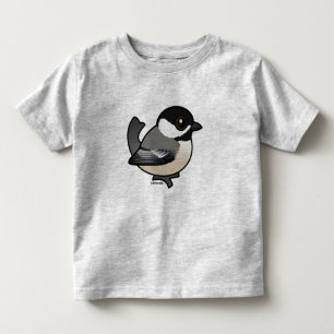 Camiseta De Bebé Chickadee Negro-capsulado