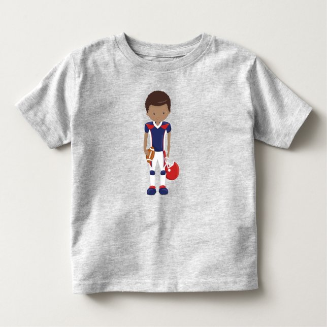 Camiseta De Bebé Chico afroamericano, Deporte de equipo, Jugador de (Anverso)