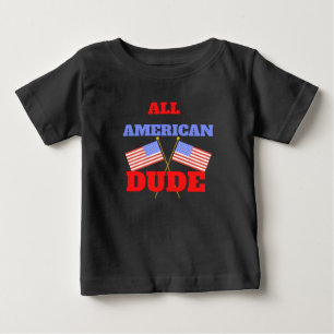 CAMISETA DE BEBÉ CHICO AMERICANO TOTAL