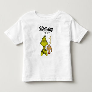 Camiseta De Bebé Chico Cumpleaños Pizarra Grinch