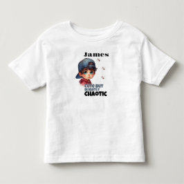 Camiseta De Bebé Chico Lindo Pero Ligeramente Caótico