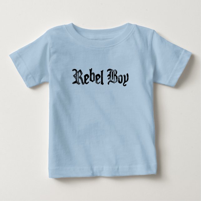 Camiseta De Bebé chico rebelde (Anverso)