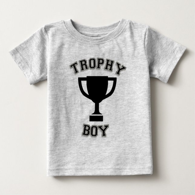 CAMISETA DE BEBÉ CHICO TROFEO (Anverso)