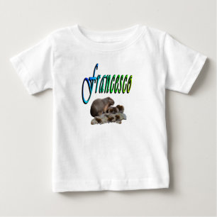 Camiseta De Bebé Chicos Llamados Francesco Con Familia de Carpincho