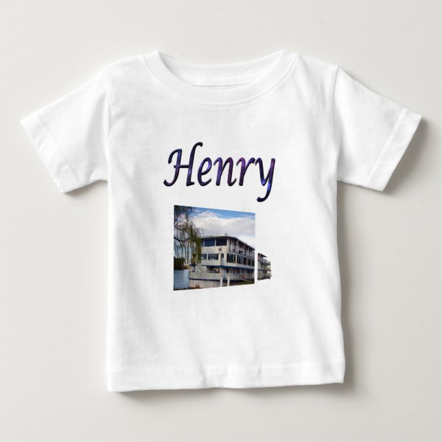 Camiseta De Bebé Chicos llamados Henry, (Anverso)