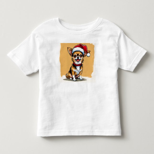 Camiseta De Bebé Chihuahua alegre (Anverso)