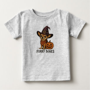 Camiseta De Bebé Chihuahua chiita de Halloween