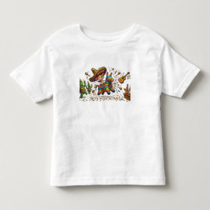 Camiseta De Bebé Chihuahua Divertido Montando Piñata Fiesta Cumplea