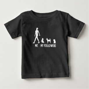 Camiseta De Bebé Chihuahua, mi seguidor, Chihuahua, la propietaria,