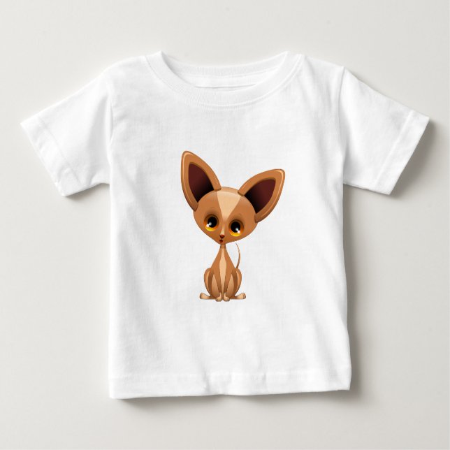 Camiseta De Bebé Chihuahua Puppy Dog Personalizado (Anverso)