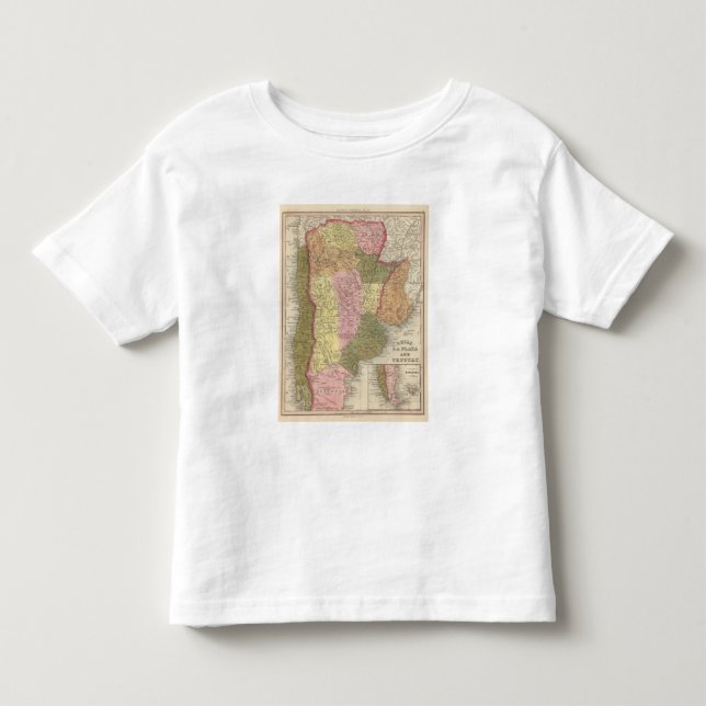 Camiseta De Bebé Chile y la Argentina (Anverso)