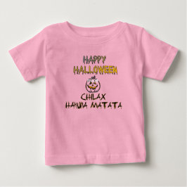 Camiseta De Bebé Chill and Relax Happy Halloween Collection