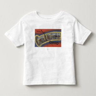 Camiseta De Bebé Chillicothe, Ohio - escenas grandes de la letra