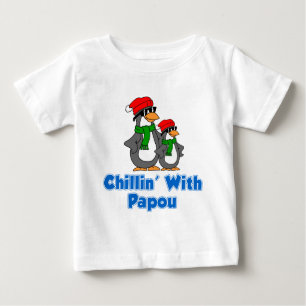 Camiseta De Bebé Chillin con Papou