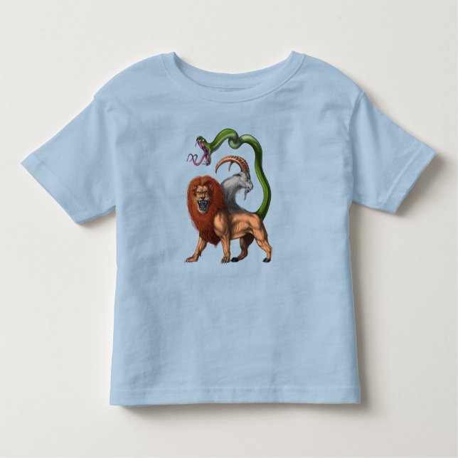 Camiseta De Bebé Chimera griega de mitología (Anverso)