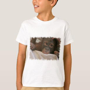 Camiseta de bebé chimpancé