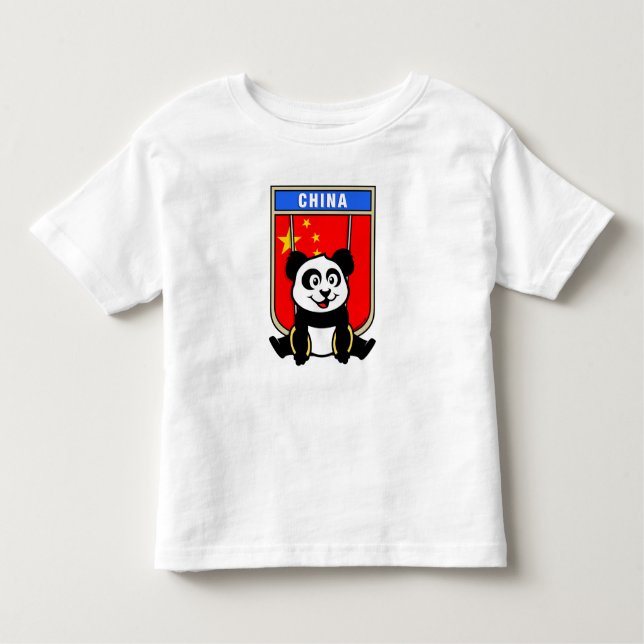 Camiseta De Bebé China Anda Panda (Anverso)