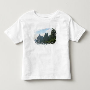 Camiseta De Bebé China, Guilin, río Li, Barcos de río alineados