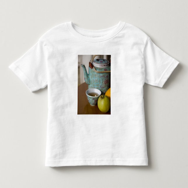 Camiseta De Bebé China, Hong Kong. Tetera tradicional china & (Anverso)