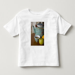 Camiseta De Bebé China, Hong Kong. Tetera tradicional china y