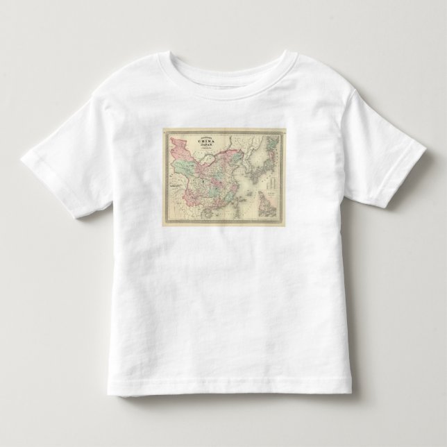 Camiseta De Bebé China y Japón 2 (Anverso)
