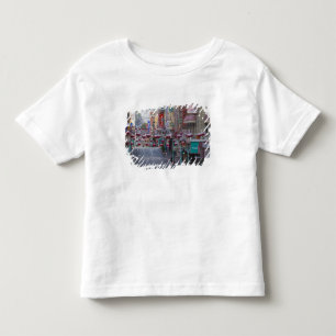 Camiseta De Bebé Chinatown en Grant Street en San Francisco,