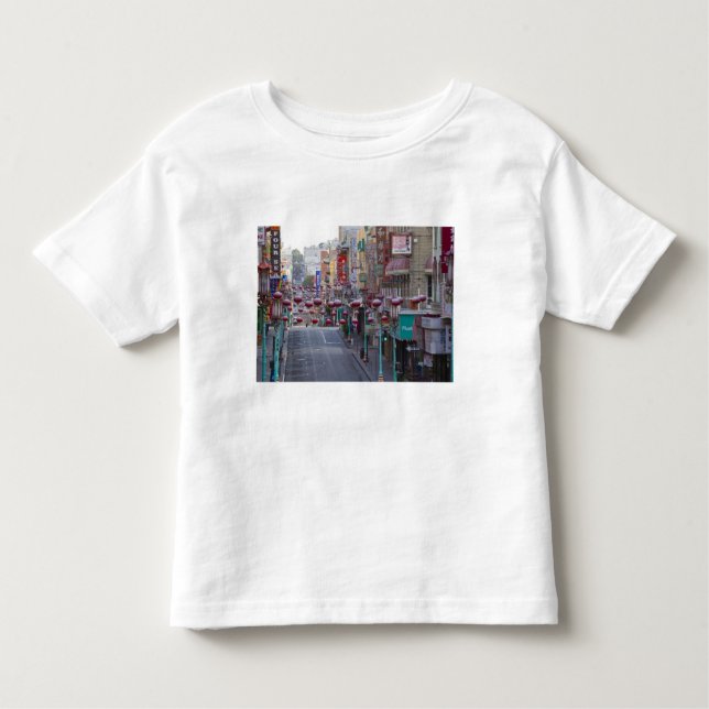 Camiseta De Bebé Chinatown en Grant Street, San Francisco, (Anverso)