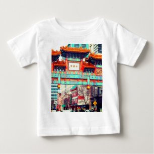 Camiseta De Bebé Chinatown, Washington DC. EE.UU.