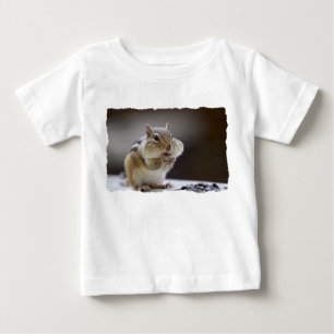 Camiseta De Bebé Chipmunk con la foto llena de las mejillas
