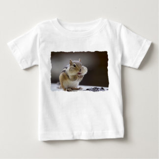 Camiseta De Bebé Chipmunk con la foto llena de las mejillas