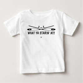 Camiseta De Bebé Chiste de bebé mirando