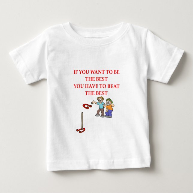 Camiseta De Bebé chiste de herradura (Anverso)