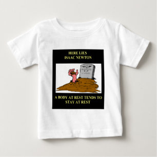 Camiseta De Bebé chiste de Isaac Newton