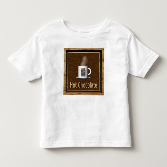 Camiseta De Bebé Chocolate caliente (Anverso)