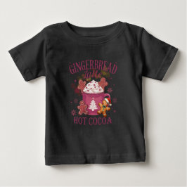 Camiseta De Bebé Chocolate caliente de jengibre Navidad