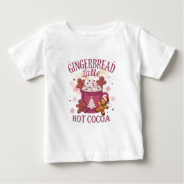 Camiseta De Bebé Chocolate caliente de jengibre navideño