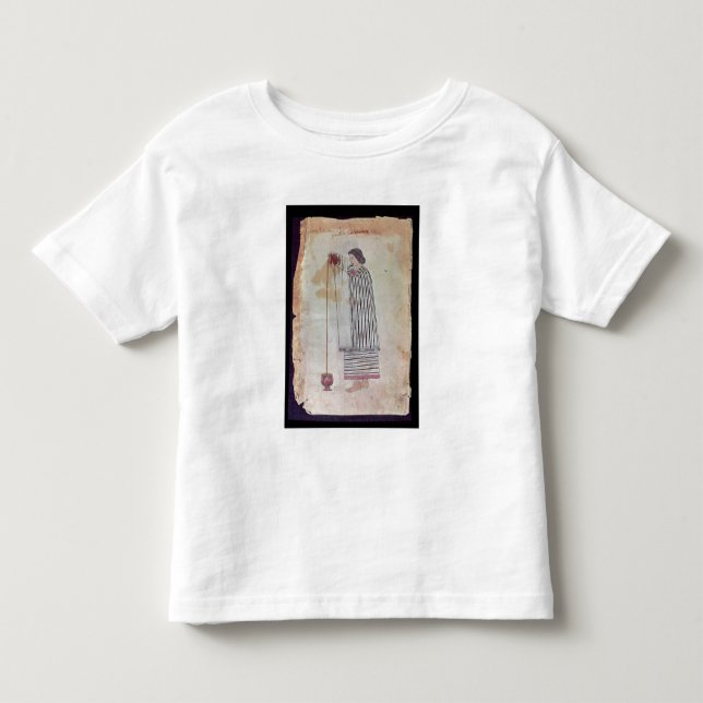 Camiseta De Bebé Chocolate preparado indio mexicano, del códice (Anverso)