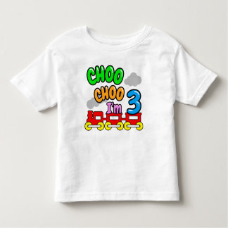 Camiseta De Bebé Choo Choo I'm 3 Shirt,Funny 3nd Birthday 