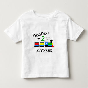 Camiseta De Bebé ¡Choo Choo soy 2!  Con el TREN