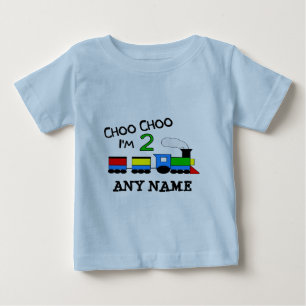 Camiseta De Bebé ¡Choo Choo soy 2!  Con el TREN