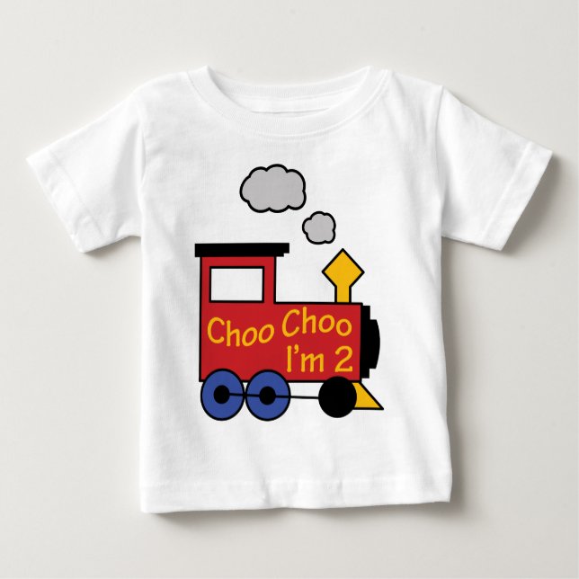 Camiseta De Bebé Choo Choo Soy Dos (Anverso)